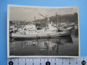 (J43) 写真 古写真 船舶 海上自衛隊 自衛艦 OT2-455 はやて丸 大分港 護衛艦 軍艦 