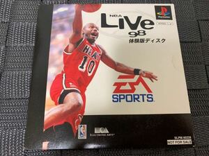 PS пробная версия NBA LIVE 98 НЕ на продажу DEMO PlayStation DISC TIM HARDAWAY SLPM80226 Электронное искусство Электрическое искусство