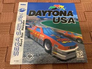 SS体験版ソフト デイトナUSA セガ サターン SEGA Saturn DEMO DISC Daytona USA 非売品 送料込 not for sale sample 海外版 デモ サンプル