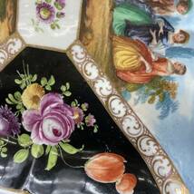 食器『マイセン プレート 472』MEISSEN 陶器 西洋食器 飾り皿 キズ・ヨゴレ・一部欠けあり 現状品 アンティーク ヴィンテージ B-1470_画像4