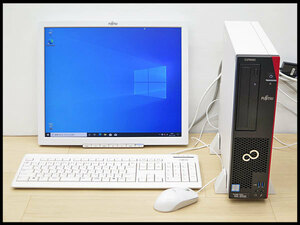 *0FUJITSU/ Fujitsu desk top personal computer ESPRIMO D586/P [ recovered. ] OS:Windows10 Pro CPU:Core i3-6100 3.70GHz memory :8GB