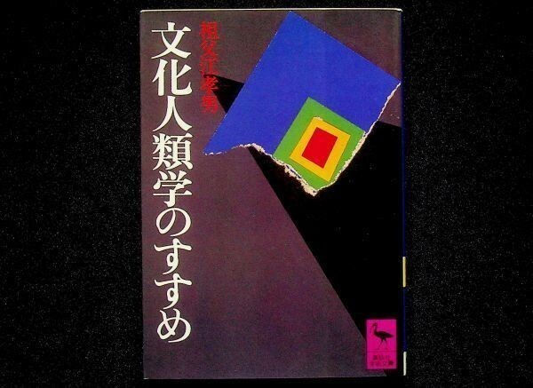 送料無★文化人類学のすすめ、祖父江孝男著、講談社学術文庫96年22刷、中古 #758