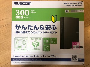 ELECOM 無線ルーター WRC-300FEBK-S