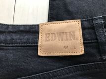 【即決】W31 エドウィン EDWIN ED03 ストレッチジーンズ レギュラーストレート 裾チェーンステッチ仕様 ジッパーフライ 日本製　E STANDARD_画像2