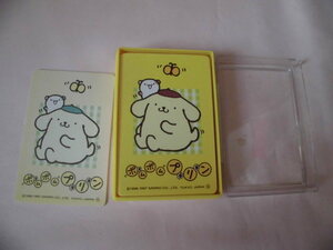  Pom Pom Purin playing cards .... front. ~ just a little with defect unused <220315>