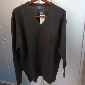【新品】POLO ニットセーター Vネックセーター 大きいサイズ 5L
