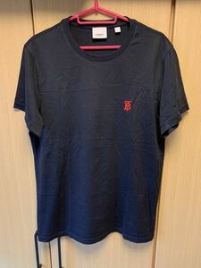  regular 21SS BURBERRY LONDON ENGLAND by Riccardo Tisci EMERSON Burberry London ema-sonTB monogram embroidery Logo T-shirt navy blue S