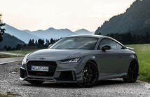 ★AUDI アウディ8S TT/TTS/TTRS用 RSタイプハニカムオールブラックグリル/PTS有/RSグリル/アブト/AUDI SPORTS/センターグリル/ブラックグリ_画像2