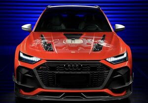 ★AUDI C8 RS6用 IMPブラックシリーズエアロセット/バンパー/ディフューザ/ハッチ/サイドステップ/ルーフ/ウイング/ばら売り対応/アバント