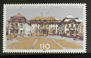 ドイツ切手★ 国会議事堂、ラインラントプファルツ州、マインツ。 2000年 a6