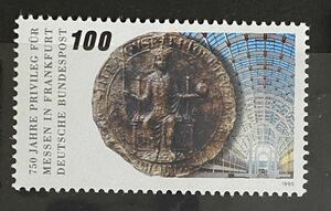 ドイツ切手★ フレデリック2世のアザラシとフェアエントランスホール1980 年a8