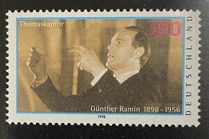 ドイツ切手★ ギュンター・ラミン。 指揮1998年 a6