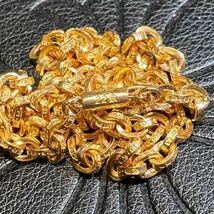 クロムハーツ22k ペーパーチェーン20インチ　金無垢　GLD PAPER CHAIN チェーン　ネックレス　美品　_画像1