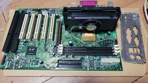 Aopen　Slot1マザー　AX63PRO 未確認ジャンク CPU Pentium3/600EB付き　ISAバス