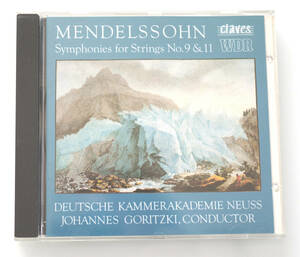 ★メンデルスゾーン　弦楽のための交響曲　第9番スイス交響曲　第11番スイスの歌〜アルプス交響曲