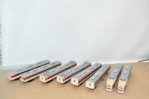[ super rare ] hard-to-find high class brass model . selling up -!! National Railways mo is 20 series special express type train ...8 both set @... model 