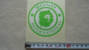 BOND INTERNATIONAL Sticker %off ボンド・インターナショナル ステッカー レターパックライト おてがる配送ゆうパケット 匿名配送