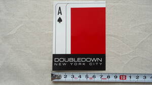 DOUBLEDOWN Sticker %off ダブルダウン NEW YORK CITY NYC ステッカー レターパックライト おてがる配送ゆうパケット 匿名配送 a