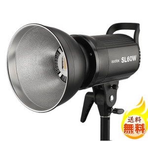 送料無料 新品 LEDスタジオライト 撮影ライト SL-60W 5600±300K Bowens スタジオ ビデオライト ストロボ Godox