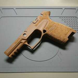 Sig Air ガスガン P320 フレーム Tan ステッピング加工品 中古ベース 送料無料 VFC Laylax ライラクス M17 M18