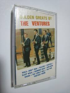 【カセットテープ】 THE VENTURES / GOLDEN GREATS BY THE VENTURES US版 ベンチャーズ