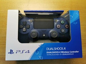 新品未開封　PS4 ワイヤレスコントローラー（DUALSHOCK4） ミッドナイト・ブルー CUH-ZCT2J22