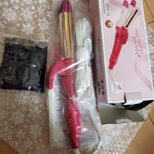 クレイツイオン グレイス 2way ヘアーアイロン32mm 限定カラー ピンク