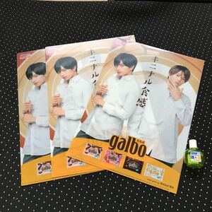 即決 送料無料 新品　galbo ガルボ Sexy Zone 菊池風磨 中島健人 クリアファイル ３枚