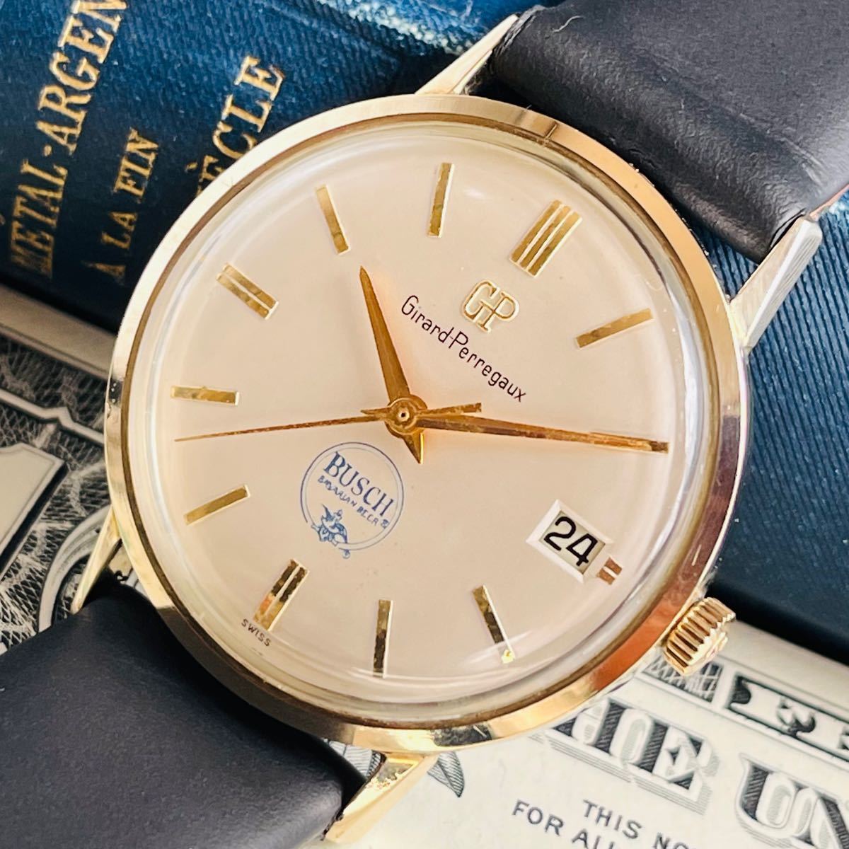 動作良好】ジラールペルゴ アンティーク 腕時計 1950年代 手巻き