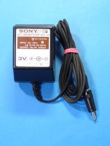  送料無料 即決 SONY AC-3 カセット ウォークマン用ACアダプタ 3V(変換プラグでAC-39互換 WM-2 TCM-100B TPS-L2/PRESSMAN TCM-100)管YM/SS