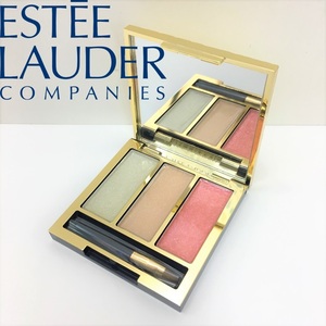 NZ1218●未使用 ESTEE LAUDER デラックス ピュアカラー グロス パレット●3色 ケース チップ