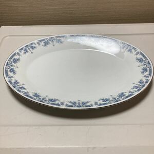 ●ノリタケ Noritake BLUECONCERT 35,5cm 大皿 楕円皿