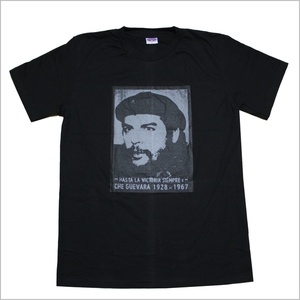 即決 新品 チェ・ゲバラ Ｔシャツ M 革命家 キューバ CHE GUEVARA 黒 035