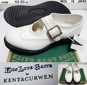 KIDS LOVE GAITE×KENT&CURWEN# Kids Rav gate × kent and car wen# blow silver gmonk strap # leather # Vibram # new goods #7H