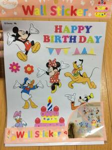  Disney настенный стикер Mickey minnie Дональд и т.п. happy балка stei