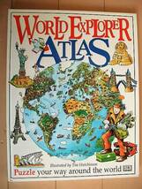 WORLD　EXPLORER　ATLAS　洋書　宝探し　地図　送料350円　_画像1