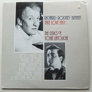 ◆ RICHARD RODNEY BENNETT / Take Love Easy The Lyrics of John Latouche ◆ Audiophile AP-206 ◆