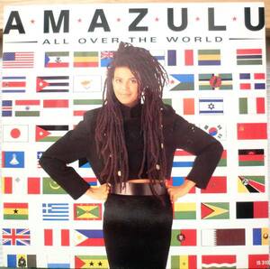 試聴 7inch. ポップ・レゲエ AMAZULU / ALL OVER THE WORLD □reggae R&B hip hop muro