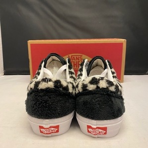 【新品】VANS OLD SKOOL SHERPA CHECKER BOARD/BLACK US8.0 26.0㎝ ヴァンズ オールドスクール シェルパ チェッカーブラック ホワイトの画像3