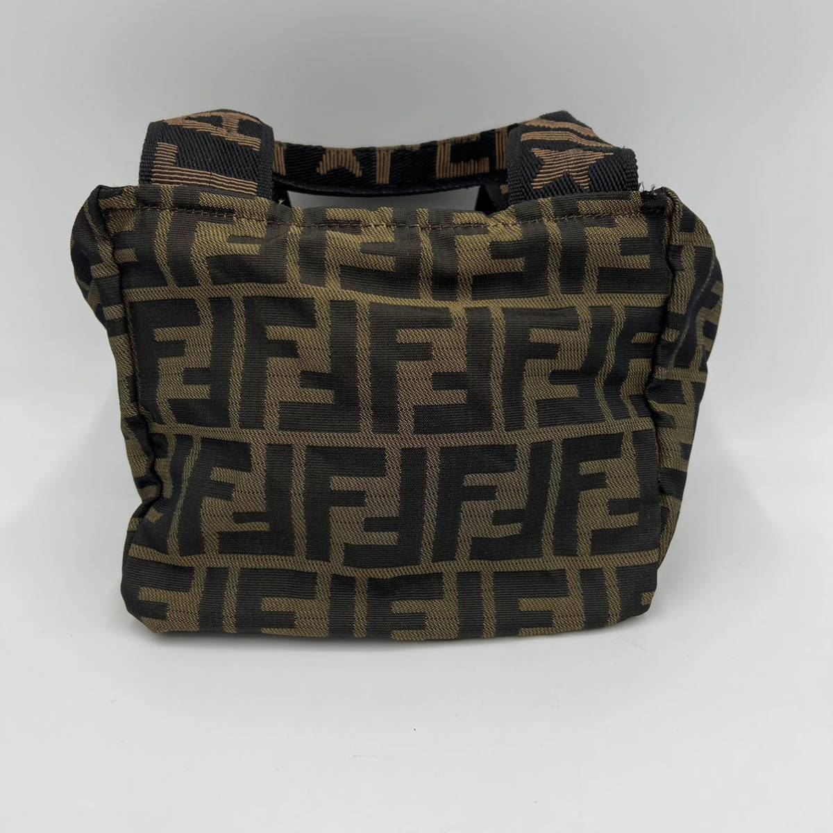 2022人気新作 【希少】FENDI フェンディ ズッカ柄 バニティ ...