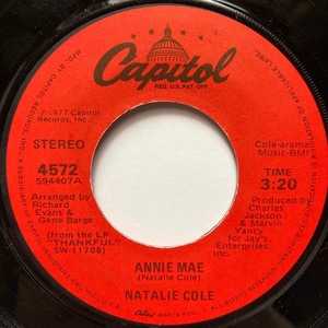 【試聴 7inch】Natalie Cole / Annie Mae 7インチ 45 muro koco フリーソウル サバービア Syleena Johnson