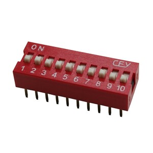  dip switch standard 2.54mm pitch 10 ream 1 piece 