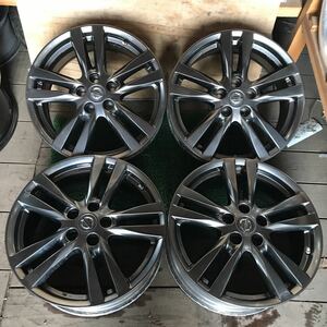 ENKEI NISSAN 純正18インチ 18×7.5JJ OFF;+55 PCD;114.3-5H ハブ径;約66mm 傷あり 錆びあり 4本