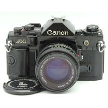 1円【ジャンク】Canon キャノン/A-1 フィルムカメラ FD 50mm F1.4/10_画像1