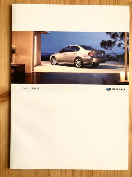 希少　US 北米スバル　SUBARU VEICLES CATALOG レガシィ　B4 2007年モデル　カタログ