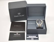 タグホイヤー TAG Heuer CAT7010 メンズ 腕時計 ステンレススチール リンクキャリバーS 箱 説明書 予備コマ付 美品 2203LS146_画像8