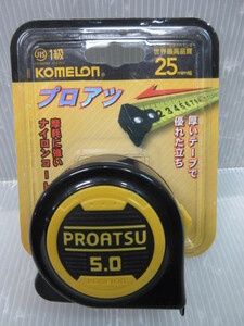 コメロン KOMERON プロアツ コンベックス 25㎜幅 5.0ｍ KMC31LT 厚い テープ で 優れた 立ち コンベ スケール メジャー 大工 建築 DIY