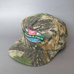 Vintage / Miller High Life / Friends of the Field Snapback Cap / Camo / Youngan Hat 迷彩 帽子 キャップ Beer Brewery Budweiser