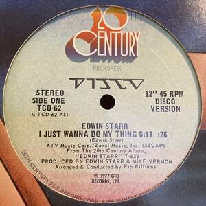 Edwin Starr - I Just Wanna Do My Thing 12 INCH