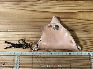 本革!小銭入れ ハンドメイド キーホルダー レザーキーケース